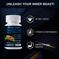 Natural Testosterone Booster 120x Increase Energy Improve Muscle Strength Growth