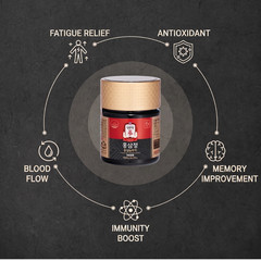 Jung Kwan Jang Korean Red Ginseng Extract 120g – 6 Year Root Supplement