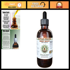 Alcohol-Free Beet Root Extract – Professional Grade Glycerite, 2 oz, Small Batch