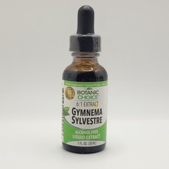 Botanic Choice Gymnema Sylvestre 6:1 Liquid Extract – 1 oz / 30mL Alcohol Free