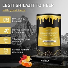 Pure Himalayan Shilajit Honey sticks | Easy to Consume Shilajit honey 30 sticks