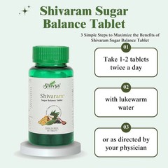 Shivya Modern Ayurveda | Shivram Sugar Balance 60 Tablets Free Shipping