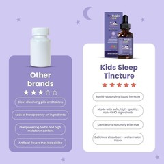 Kids Sleep Tincture, For Ages 2+, Strawberry-Watermelon, 1 fl oz (30 ml)
