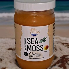 2 Bundle Mango Sea Moss Gel Raw 100% Wildcrafted Sea Moss 16oz.