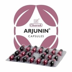 2 x Charak Arjunin Capsule For Good Heart Health Pure Herbal – 20 caps each