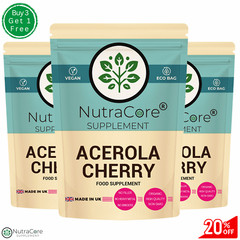 Acerola Cherry Capsules 6000mg ( 45% Vitamin C)-Immunity & Liver Support-90Caps