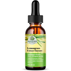 Amazing Botanicals Lemongrass Extract Tincture | Organic Herbal Liquid Drops