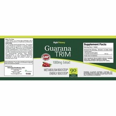 Guarana Extract Metabolism Supplement & Apple Cider Vinegar Weight Management