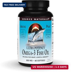 Source Naturals ArcticPure Ultra Potency 850 mg Omega-3 Fish Oil – 60 Softgels
