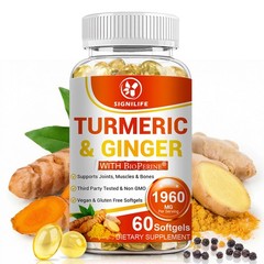 Turmeric Curcumin Highest Potency 95% 1950mg with BioPerine Black Pepper Extract