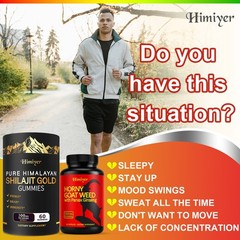 Pure Himalayan Shilajit HORNY GOAT WEED Supplement