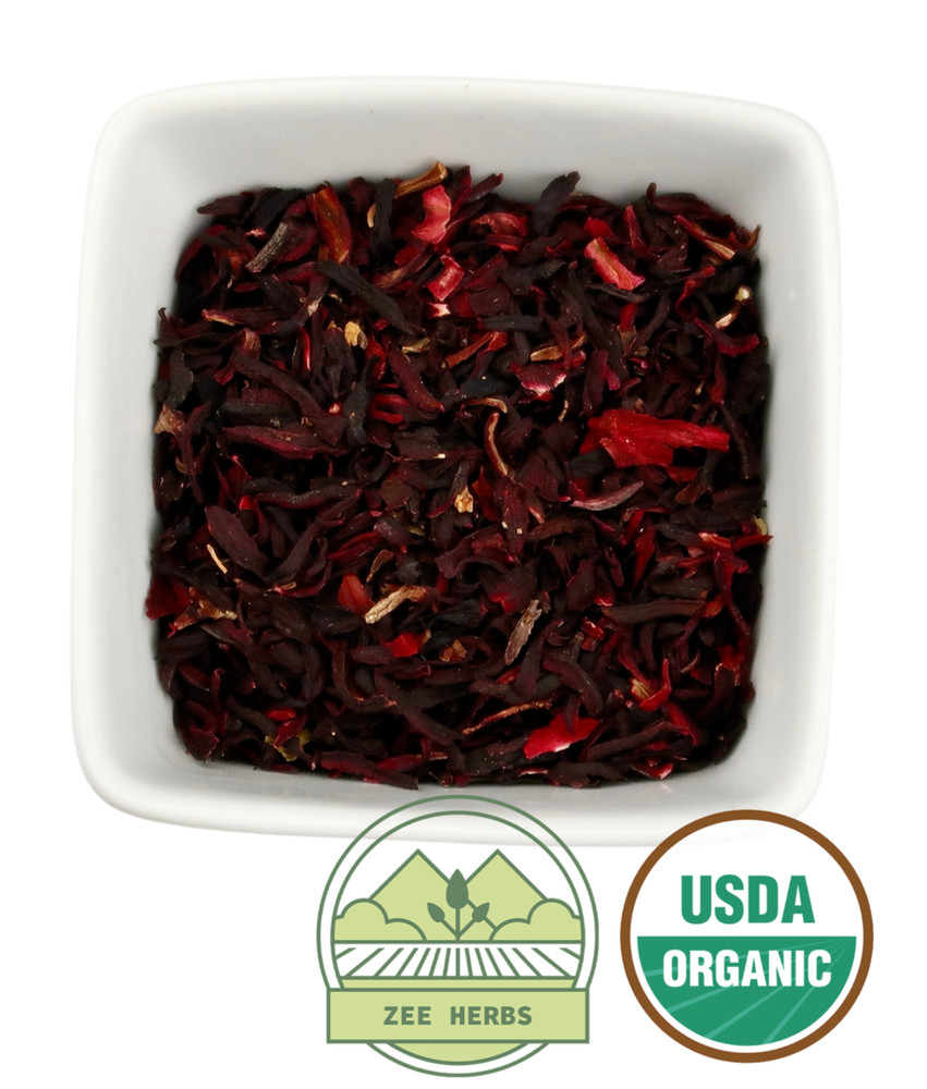 Organic Hibiscus Flower, c/s (Hibiscus sabdariffa)