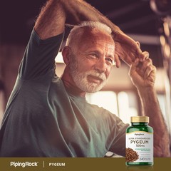 Pygeum Bark Extract | 100mg | 240 Capsules | Non-GMO | by Piping Rock