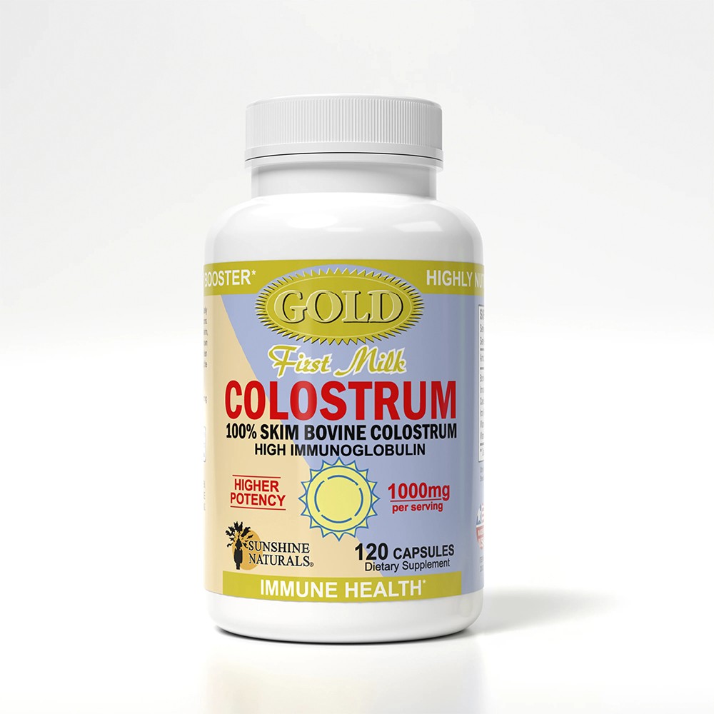 Sunshine Naturals Colostrum 1000 Mg – 120 Capsules