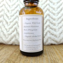 Organic Japanese Knotweed Extract, Knotweed tincture, Wild Hu zhang