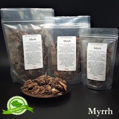 Premium MYRRH RESIN Tears Gum Sap Rock Incense ORGANIC 1oz 4 oz 8 oz 1lb – 5 lbs