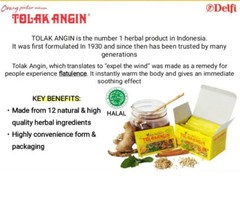 Sido Muncul Tolak Angin Herbal Drink For Relieving Nausea, Stomach Aches