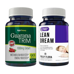 Guarana Extract Metabolism Boost Supplement & Sleep Aid Natural Sleeping Pills