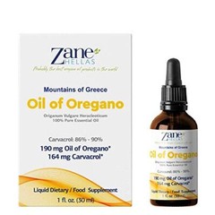 Zane Hellas 190 mg Oregano Oil-164 mg Carvacrol per Serving-4 Drops Daily. 10…