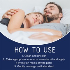 Men’s organic Enlarger Oil Stay Hard Growth Faster Enhancement 10ML