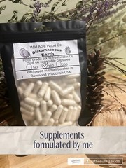 Food Grade diatomaceous earth capsules USA parasite Detox Heavy Metals Immunity