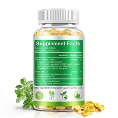 BEWORD Oil of Oregano with Black Seed Oil 9000mg Per Serving 280/560 Softgel …