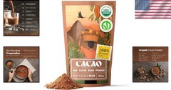35oz Organic Cacao Powder – Non-GMO, Gluten-Free & Pure Chocolate Delight