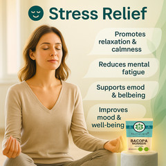 Bacopa Monnieri Capsule, 5000mg-(45% Bacosides) Brain Health, 100% Vegan