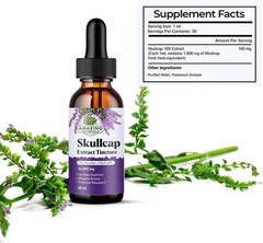 Amazing Botanicals Skullcap 10X Extract Tincture High Potency Herbal Liquid