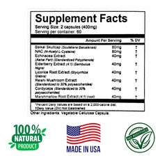 RESPIRATORY CARE, 120 Capsules, Breathing Support, Biomedical Natural Formula.