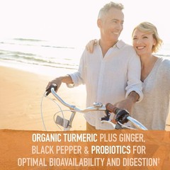 Garden of Life Organics Extra Strength Turmeric 60 Count (Pack 1)