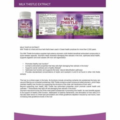 Milk Thistle Extract Liver Supplement & Skinny Sleep Support Weight Management