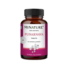 Mi Nature Punarnava Tablets Ayurvedic Herbal Supplement n663