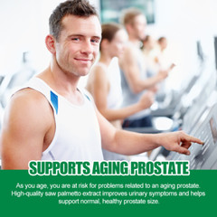 Saw Palmetto Premium Prostate Health Support Supplement for Men Health 120 Caps