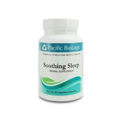 Pacific BioLogic Soothing Sleep 500 mg, 60 Vegetarian Caps – Newest Expiration