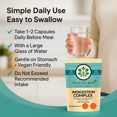 Indigestion Complex Caps 750mg-Digest Enzymes, Ginger, Peppermint Fennel, Papaya