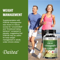 KSM-66 Ashwagandha Capsules – Promotes Quality Sleep,Supports Stamina & Strength