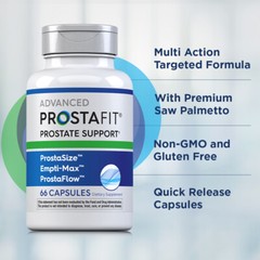 ProstaFit Prostate Support | 66 Capsules | Herbal Complex | by Piping Rock