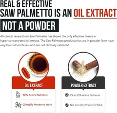 Pharmaceutical Grade Saw Palmetto & Pumpkin Seed Oil – 60 Softgels, DHT Blocker