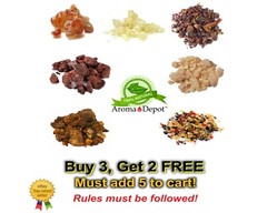 1 oz Frankincense Myrrh Copal 3 kings Arabic Gum Opoponax Dragon Blood Pea Resin