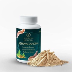 Go Ayurveda Dhanvantri Ashwagandha Capsules, 60 Capsules l420