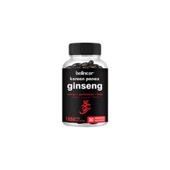 Korean Red Panax Ginseng Extract |30/60/120 Capsules | 1650mg High Dosage