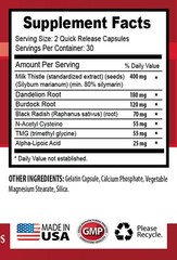 black radish extract – Liver Cleanse & Detox 905mg – dandelion capsules 3B