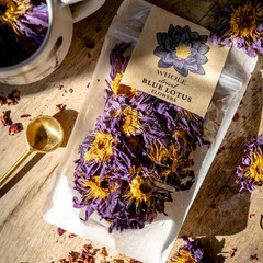 25g Organic Egyptian Blue Lotus · Premium Blue Lotus Flowers Tea, Whole flowers