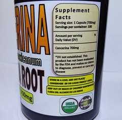 Cancerina, raiz de cancerina, cancerina bark, Natural Cancerina 100 Caps !!!