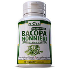 MAX Strength Bacopa Monnieri Extract 1000mg Organic 60 Capsules BRAIN FUNCTION