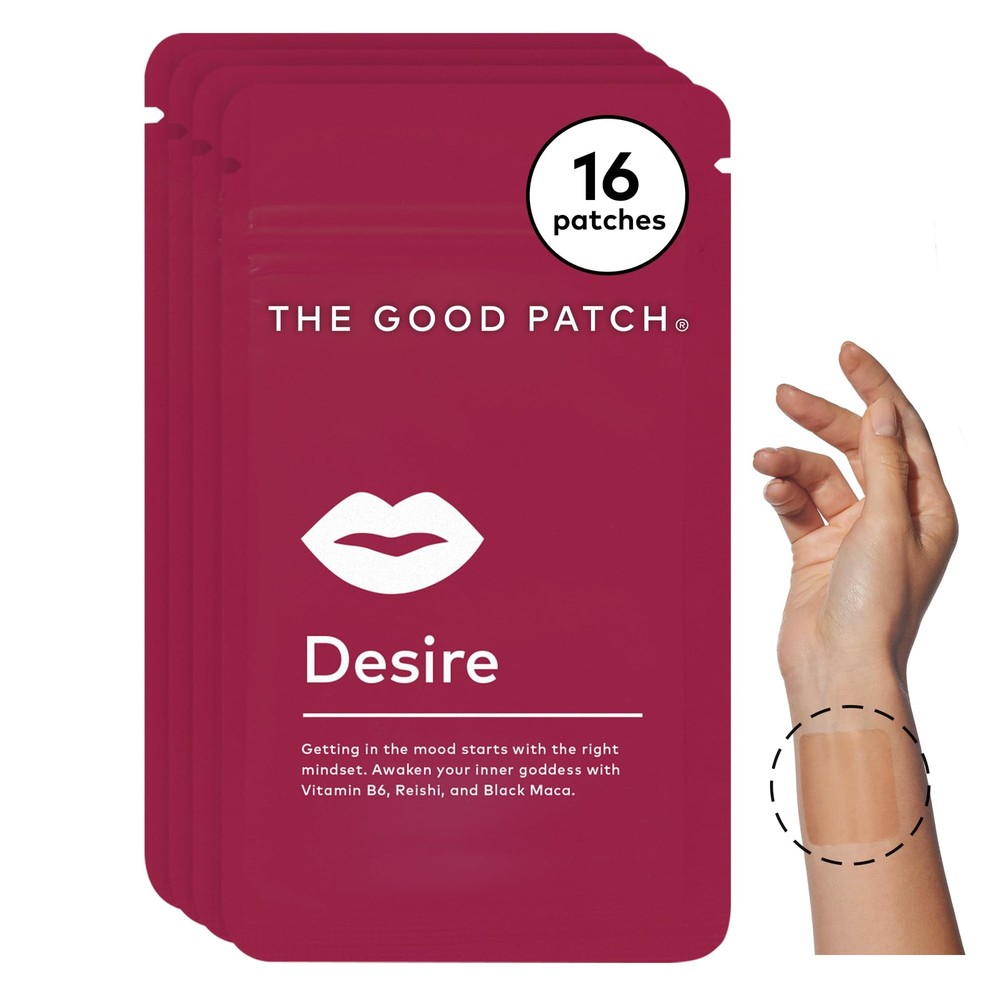 The Good Patch Desire Sexual Wellness Patches, Get in the Mood, Natural with …