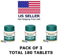 Liv DS Himalaya 60 Tablets USA Seller Free Shipping (Pack Of 3)