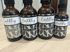 Earthley Bundle – Anxiety Relief, Master Tonic, Gut Health Oil. opened!