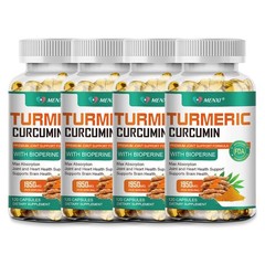 Turmeric Curcumin 1950mg 95% w/ Ginger & BioPerine Black Pepper 120/240/480Caps